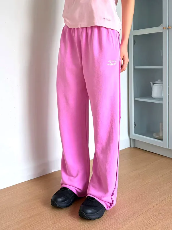Trendy Casual Pink Women's Pants - Comfortable and Versatile