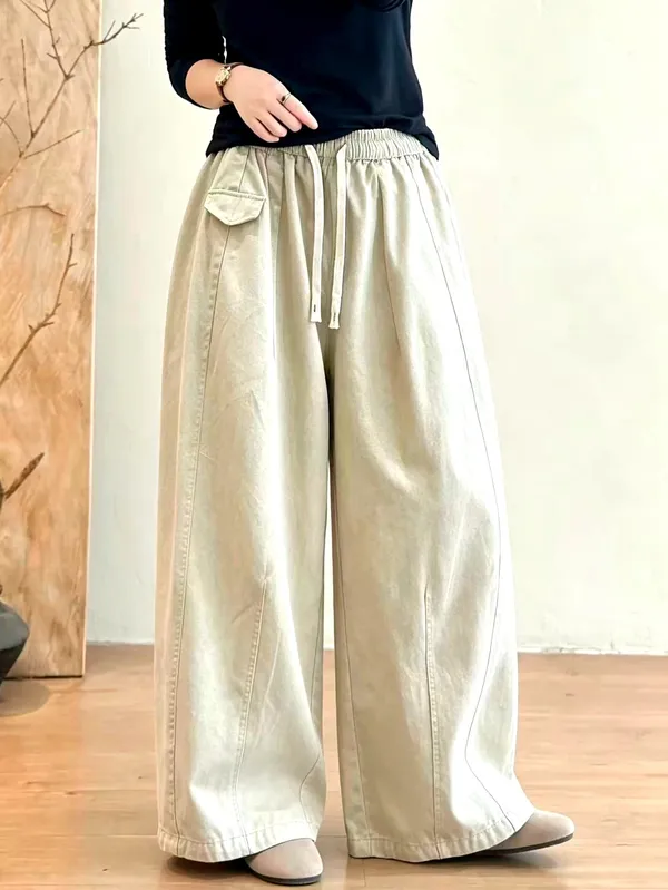 Loose Fit Casual Pants - Comfortable and Versatile for Everyday Wear