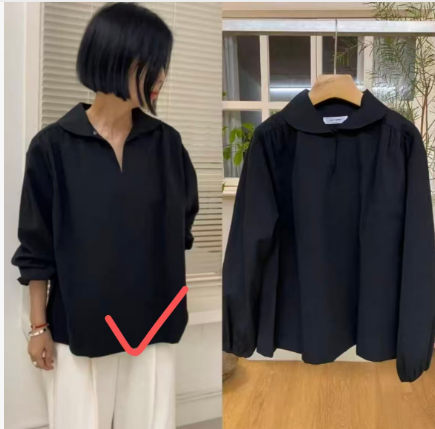 Minimalist Black Shirt, Elegance at Its Best