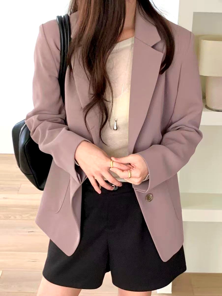 우아한 여성용 재킷, 다양한 스타일과 쉽게 매치 가능