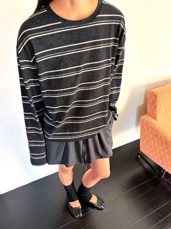 Striped Loose Fit T-Shirt - Comfortable and Stylish