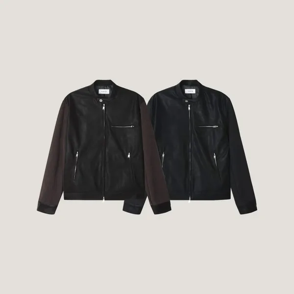 Stylish Patchwork Leather Jacket to Showcase Your Unique Style