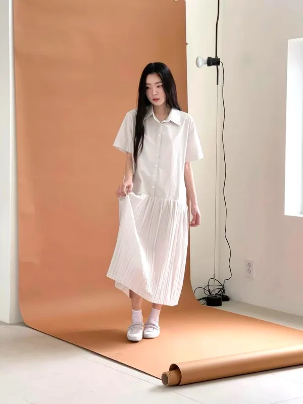 Fresh and Minimalist Women's Dress, Comfortable and Breathable, Perfect for Summer