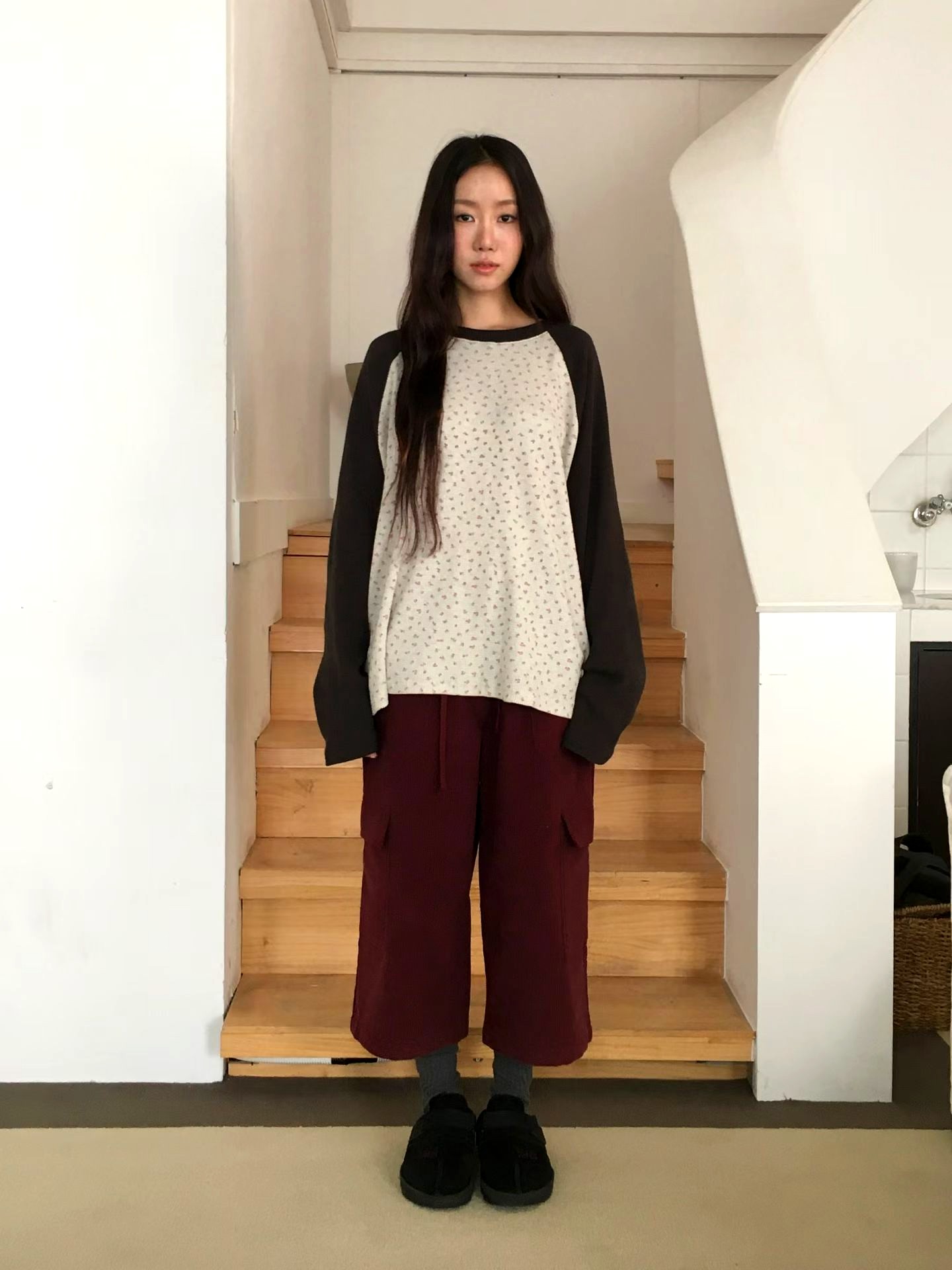 스타일리시 캐주얼 패치워크 티셔츠 - 편안하고 다재다능한 일상복