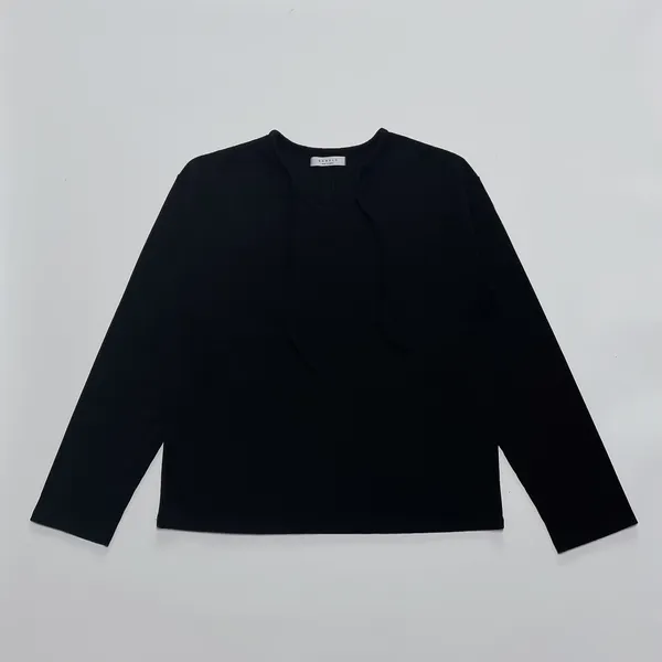 Men's Loose Fit V-Neck Long Sleeve T-Shirt