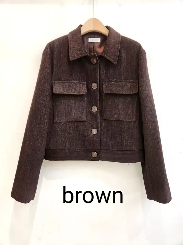 Stylish Brown Women's Jacket - Elegant and Versatile