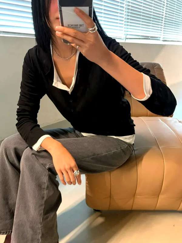 Stylish Black Women's Top, Comfortable and Versatile