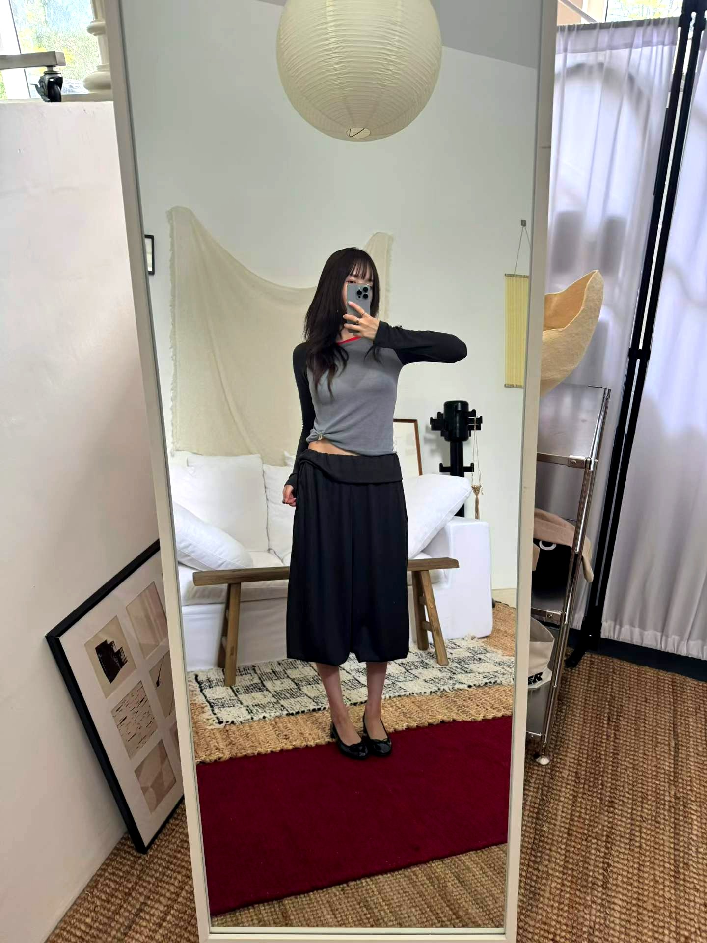 미니멀리스트 스타일 여성용 탑, 편안하고 통기성이 뛰어남