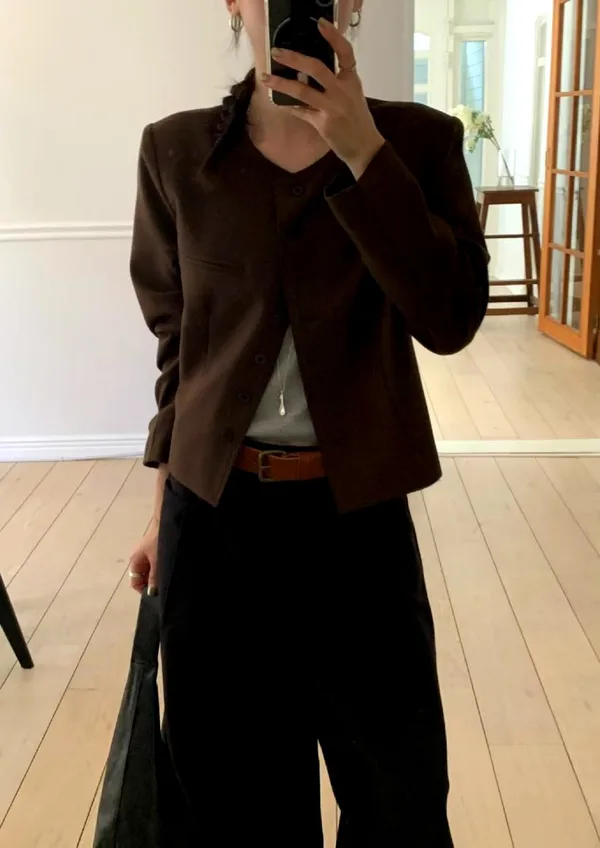 Elegant Slim-Fit Women's Jacket - Fashionable and Versatile New Arrival