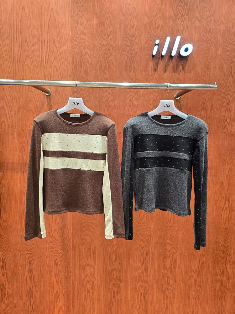 Fashionable Striped Crew Neck Long Sleeve T-Shirt