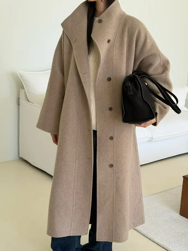 Elegant Long Coat, Warm and Comfortable, Fashionable and Versatile