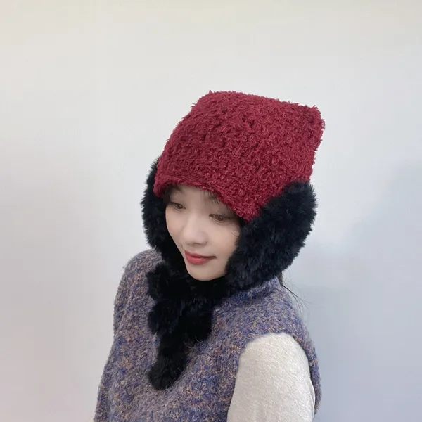Fashionable Warm Plush Hat
