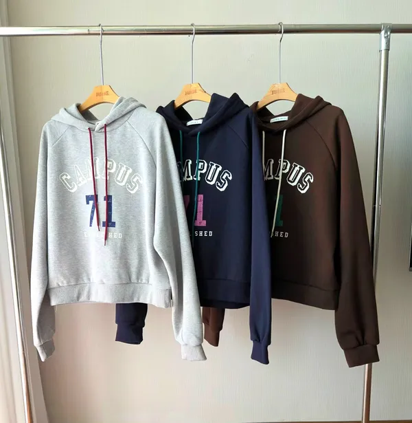 Stylish Casual Hoodie, Campus Style, Comfortable and Versatile