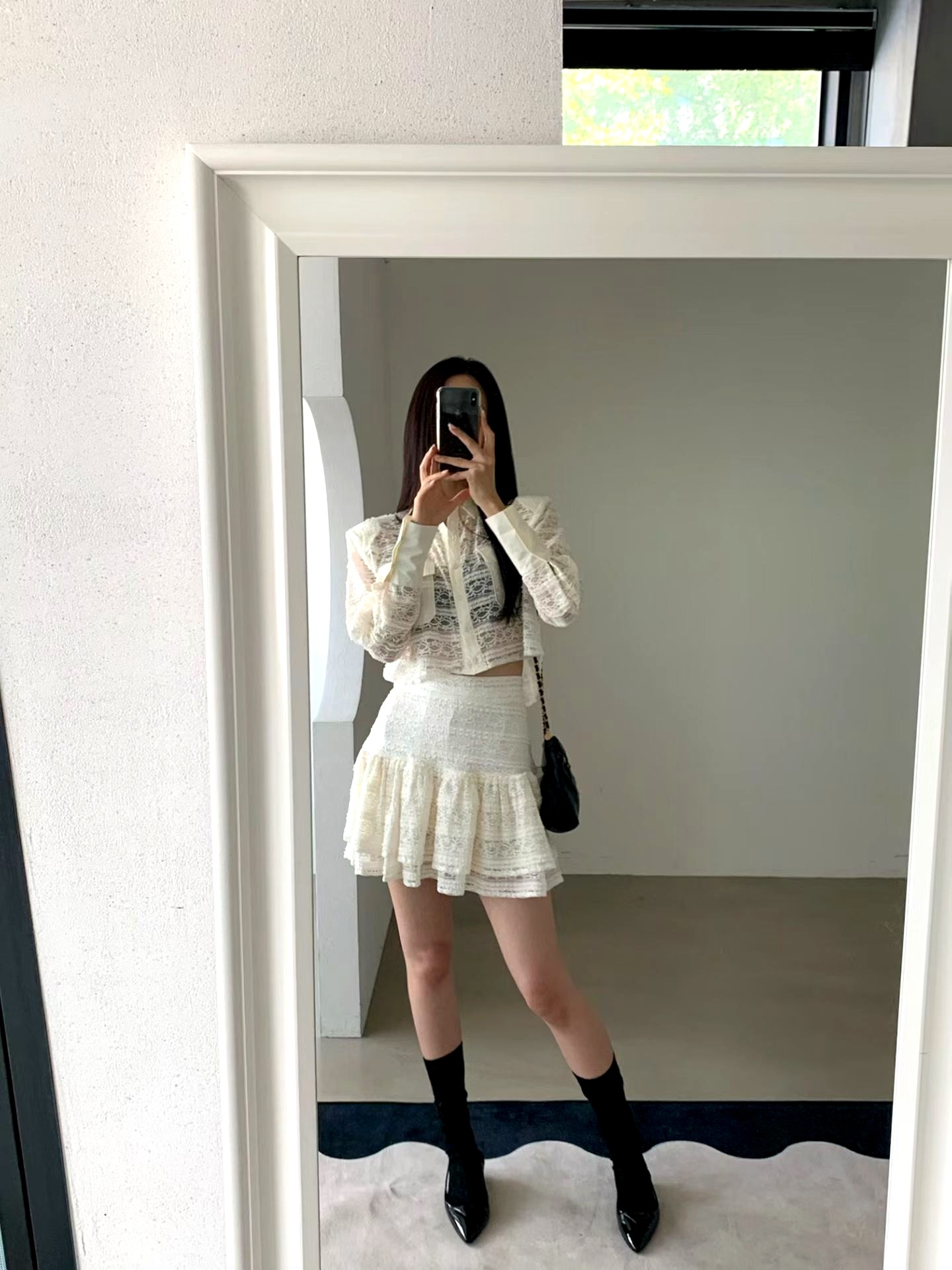 우아한 레이스 여성 탑, 패셔너블하고 다재다능한