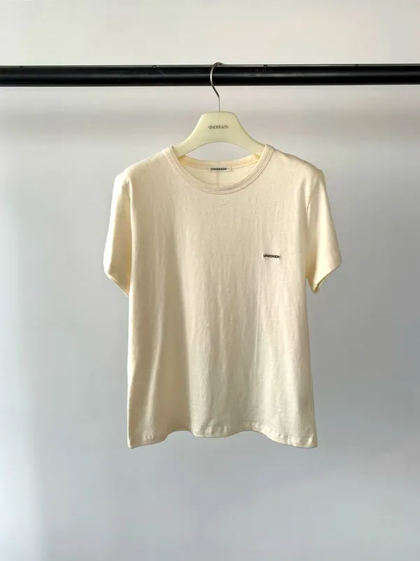 Minimalist Style Pure Cotton Short Sleeve T-Shirt, Comfortable and Breathable