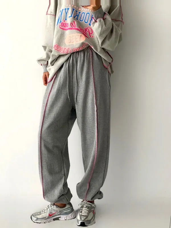 Stylish Casual Gray Women's Pants - Comfortable and Versatile