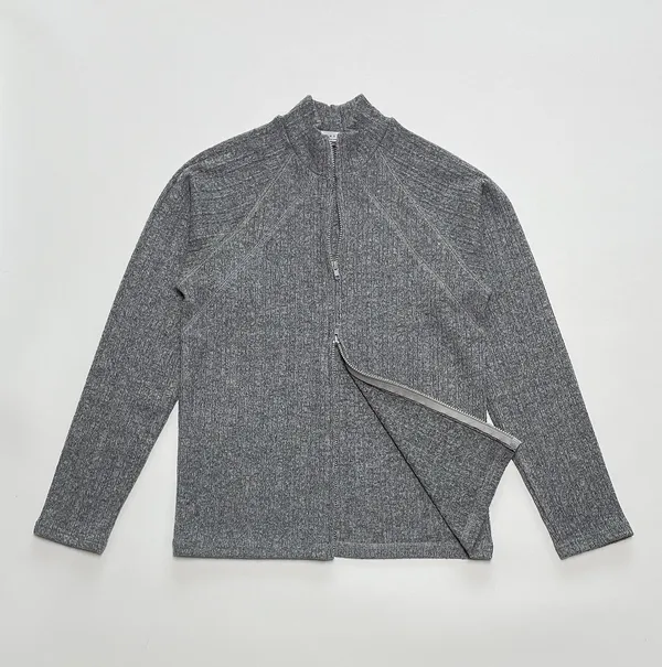 Men's Knit Zip-Up Sweater, Comfortable Slim Fit for Any Occasion