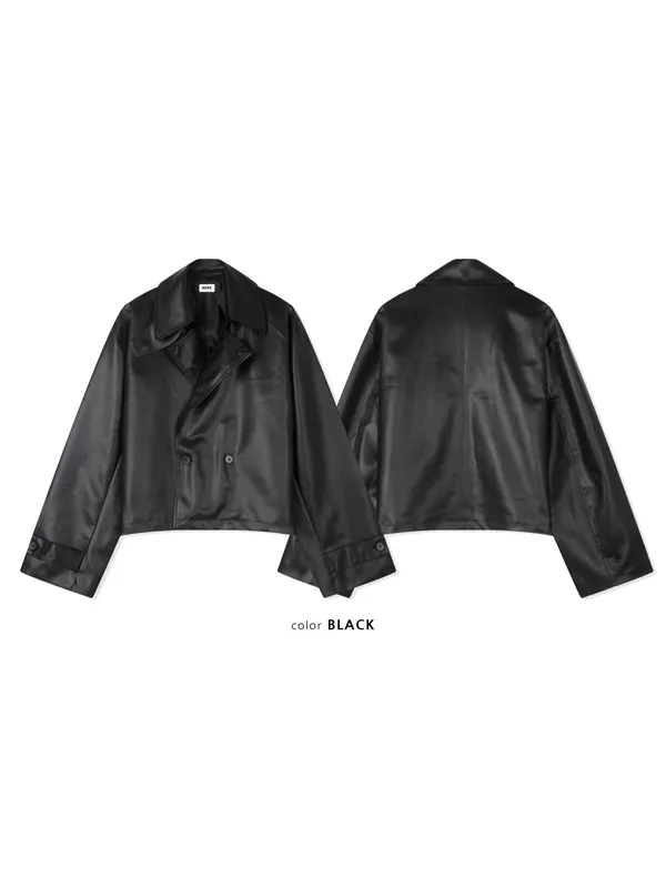 Stylish Black Leather Jacket for Men, Classic Design, Perfect Match