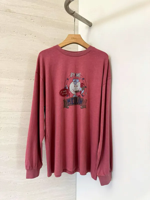 Cute Cartoon Printed Women's Top, Comfortable Casual Style