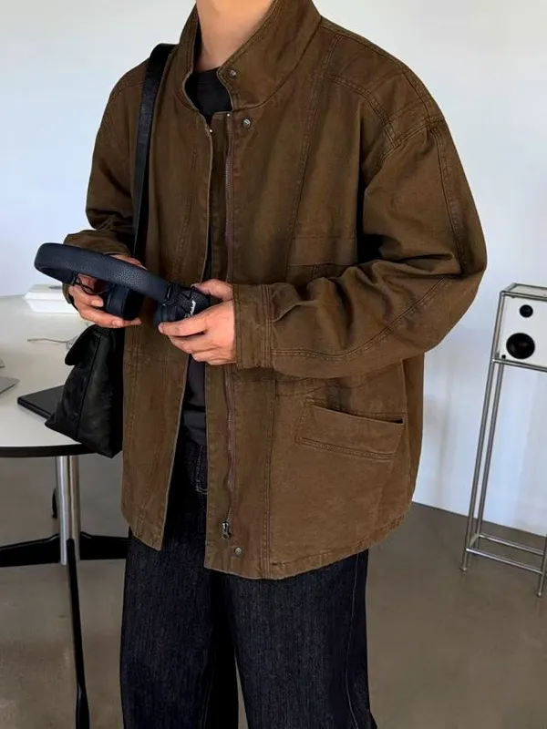Stylish Men's Jacket, Comfortable Casual Style