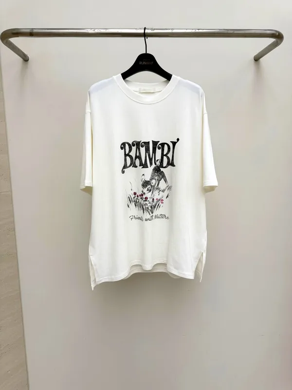 Fashionable Printed Loose T-Shirt, Comfortable and Versatile