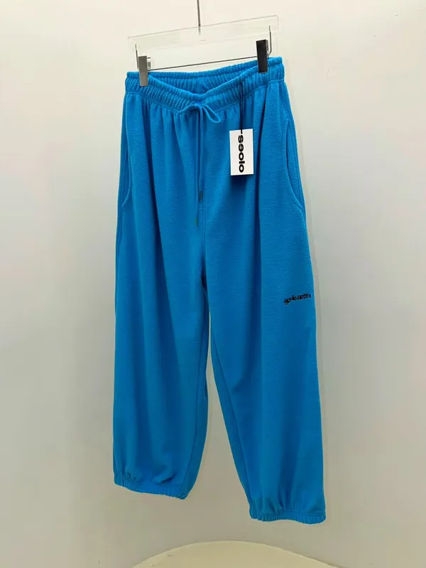 Stylish Casual Blue Pants, Comfortable and Versatile