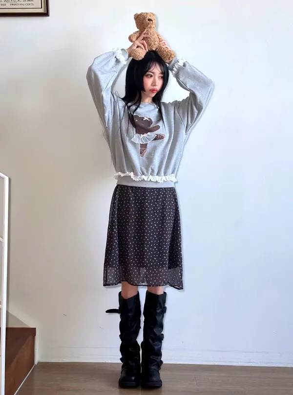 Fashionable and Cute Hoodie, Sweet Style for Spring and Autumn Wear