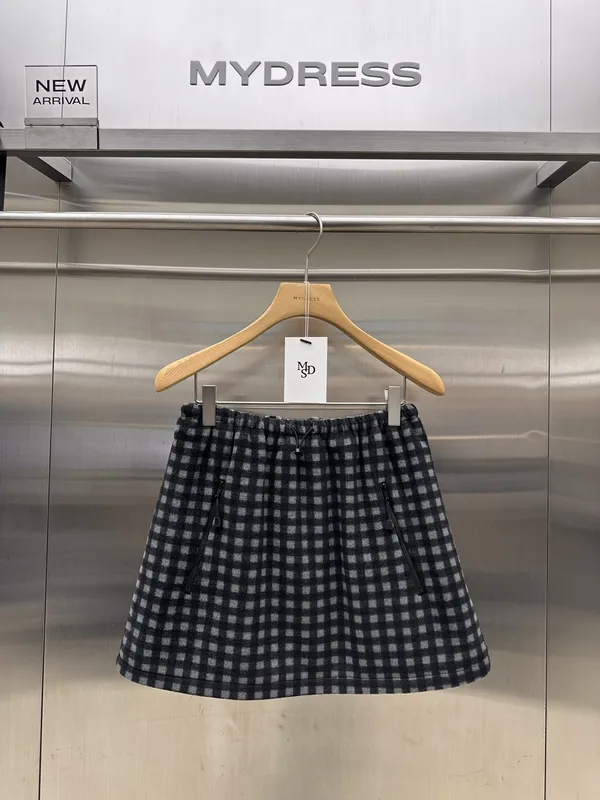 Plaid Mini Skirt - Fashionable and Versatile
