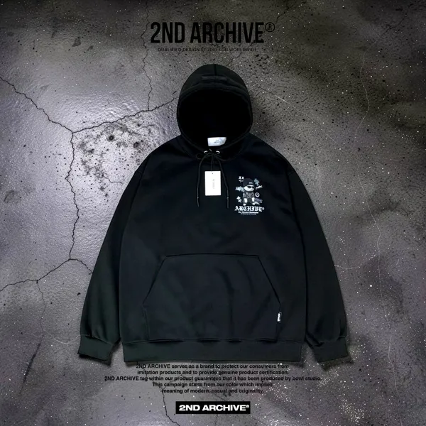 Stylish Black Hooded Sweatshirt - Comfortable Casual Wear