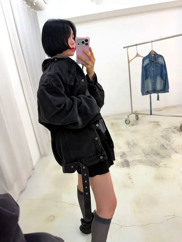 時尚女裝外套夾克，百搭牛仔風格