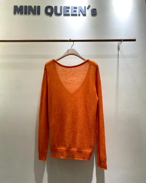 Stylish Orange Women's Top - Comfortable and Breathable