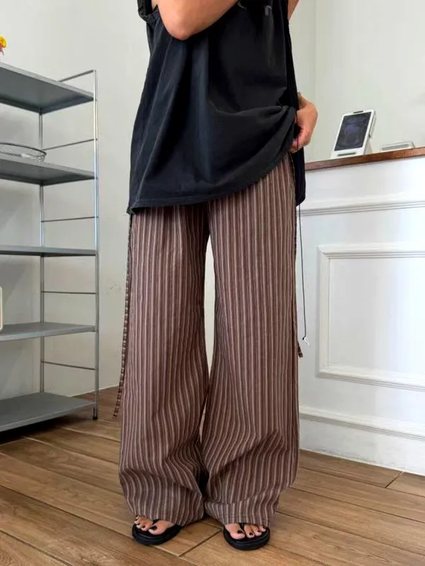 Loose Striped Women's Pants - Comfortable and Stylish