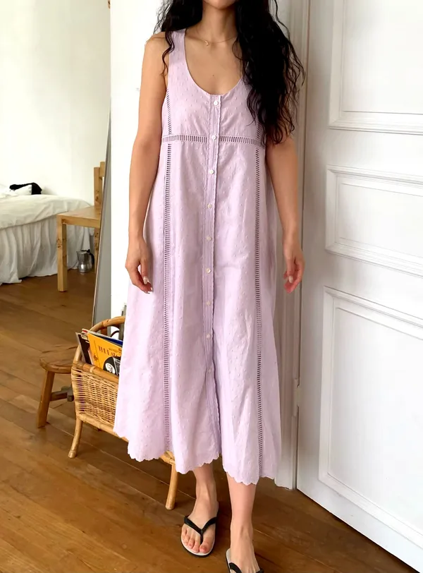 Fresh and Elegant Purple Dress, a Summer Essential