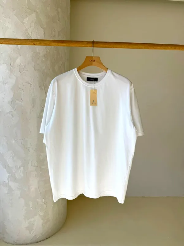 Minimalist Solid Color Men's Short Sleeve T-Shirt, Comfortable and Breathable