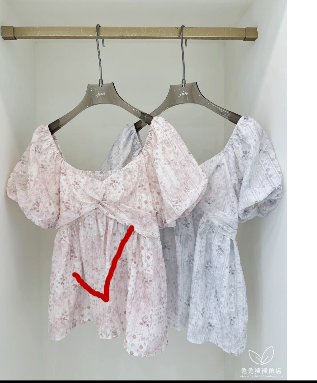 Fresh Floral Print Short Sleeve Top