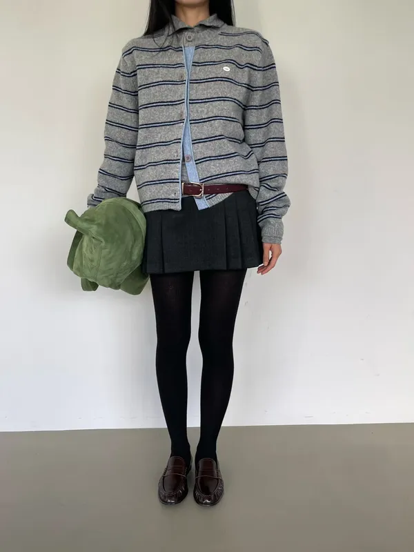 Striped Cardigan for Women, Casual and Versatile, Warm and Comfortable