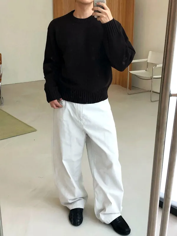 Stylish Men's Knitted Top for a Comfortable Casual Look