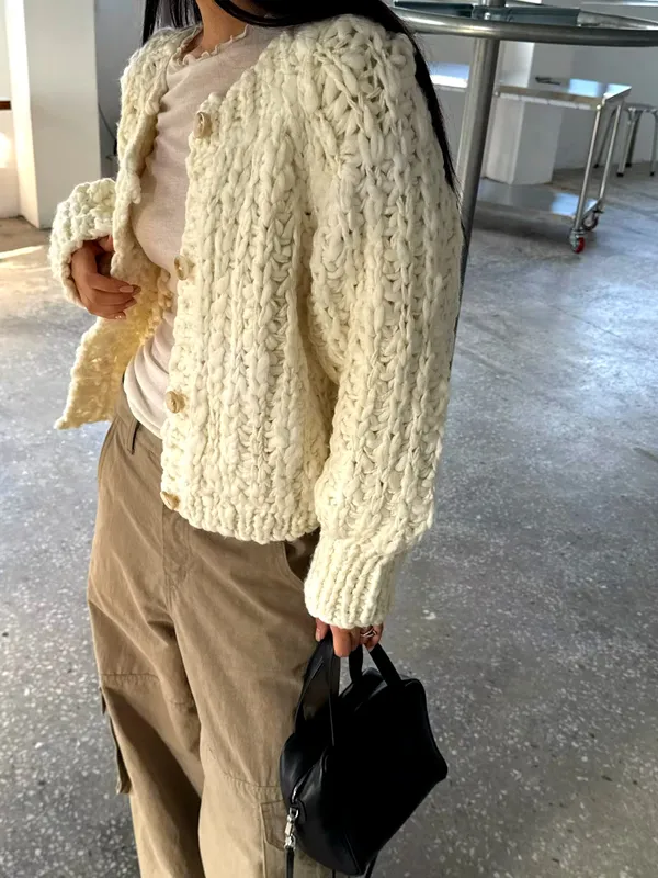Stylish Versatile Sweater Jacket, Warm and Comfortable