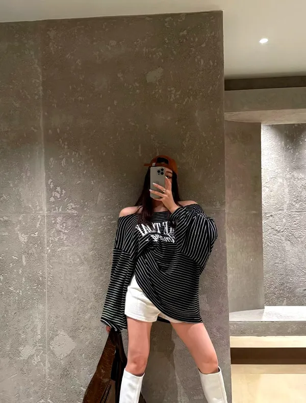 Trendy Striped Loose T-Shirt, Comfortable and Versatile