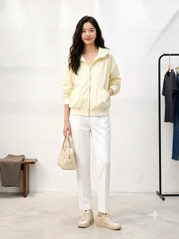 Stylish Casual Women's Top, Lightweight and Breathable Jacket