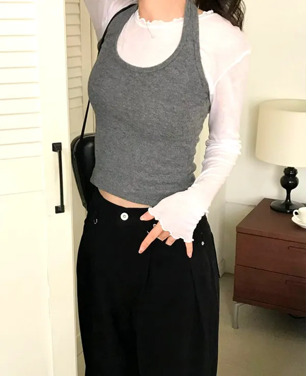 เสื้อยืดผู้หญิงสไตล์มินิมอล แฟชั่น สบายและระบายอากาศได้ดี