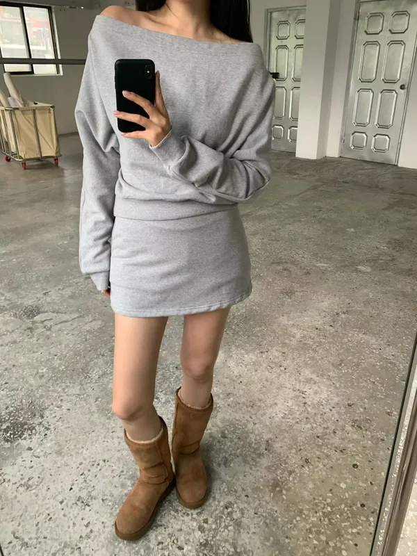 Stylish Gray Mini Skirt - Comfort Meets Casual Chic