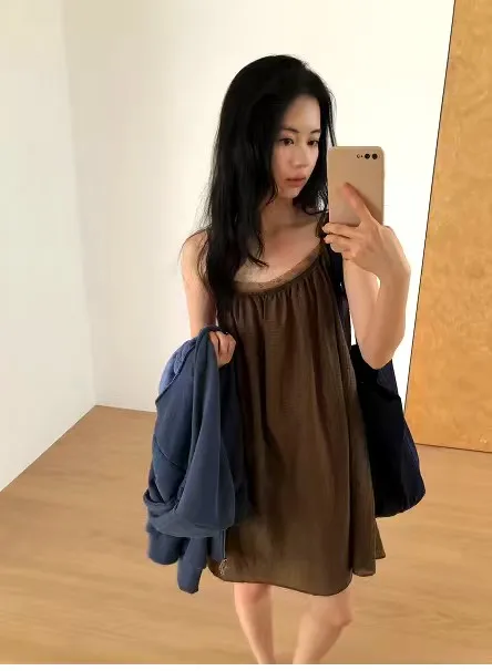 Elegant and Stylish Women's Dress, Lightweight and Breathable, Perfect for Summer Outfits maybebaby 45745