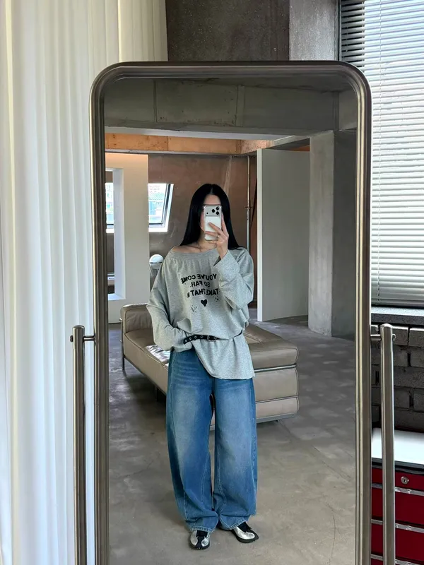 Stylish Casual Gray Printed Top - Comfortable and Versatile