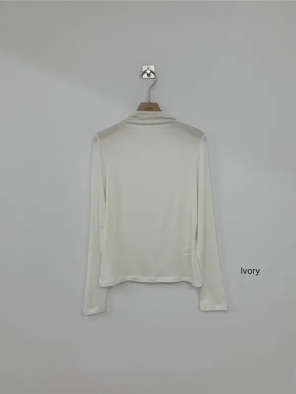 Elegant Silk Long Sleeve Top, Perfect for Wear