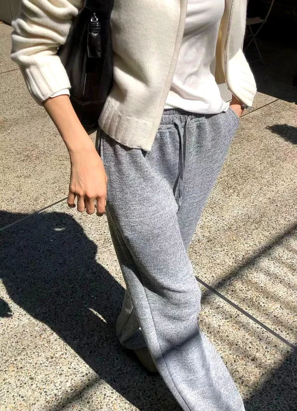 Comfortable Casual Gray Pants, Fashionable and Versatile