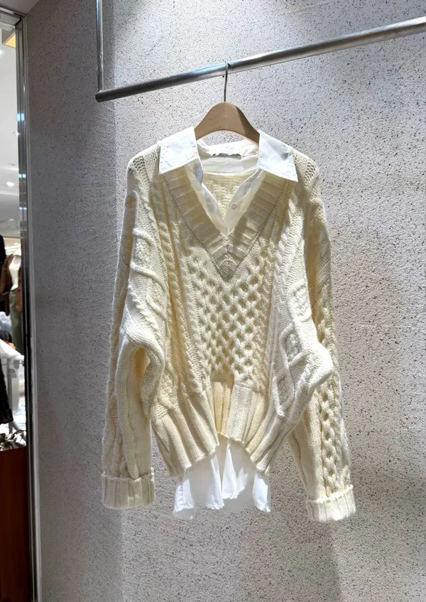 Stylish Versatile Women's Sweater - Warm and Comfortable for Autumn and Winter