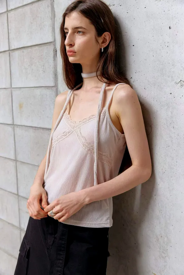 Elegant Lace Camisole, Lightweight and Breathable, Perfect for Summer Styling