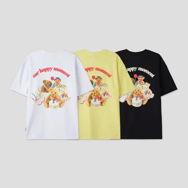 Cute Cartoon Pattern Short Sleeve T-Shirt