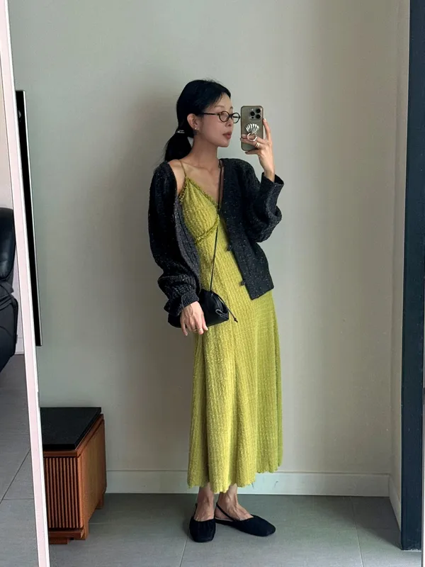 Fresh Green Cami Dress - Elegant and Fashionable